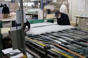 寝具ができるまでの流れ