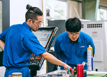 金属加工の現場